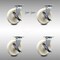 Service Caster 8 Inch Stainless Steel Nylon Caster Set with Roll Bearings 4 Brake 2 Swivel Lock SCC-SS30S820-NYR-TLB-BSL-2-TLB-2 - alternate 1